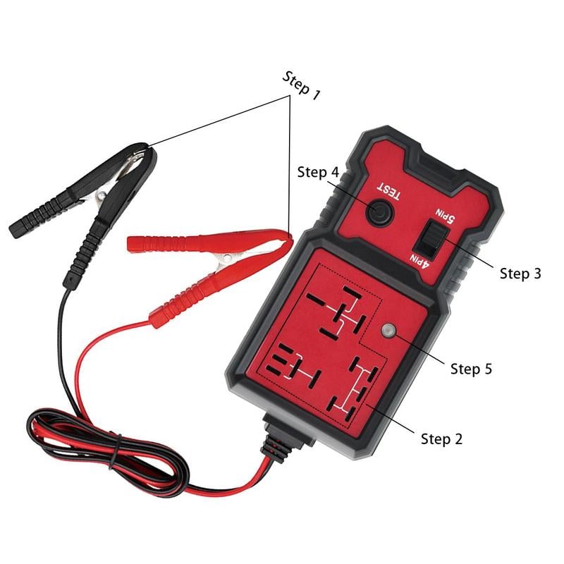Automotive Relay Tester Tool for Winter, Car Relay Tester