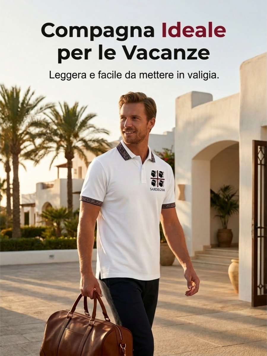 Camicia da uomo Sardegna I Quattro Mori