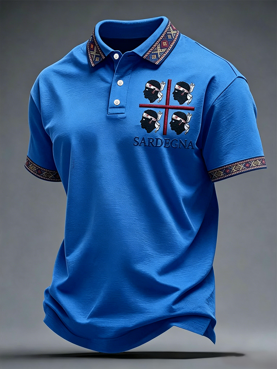 Camicia da uomo Sardegna I Quattro Mori