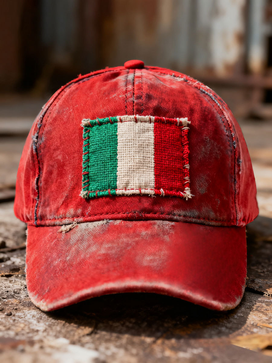 Cappello unisex casual stampa italiana