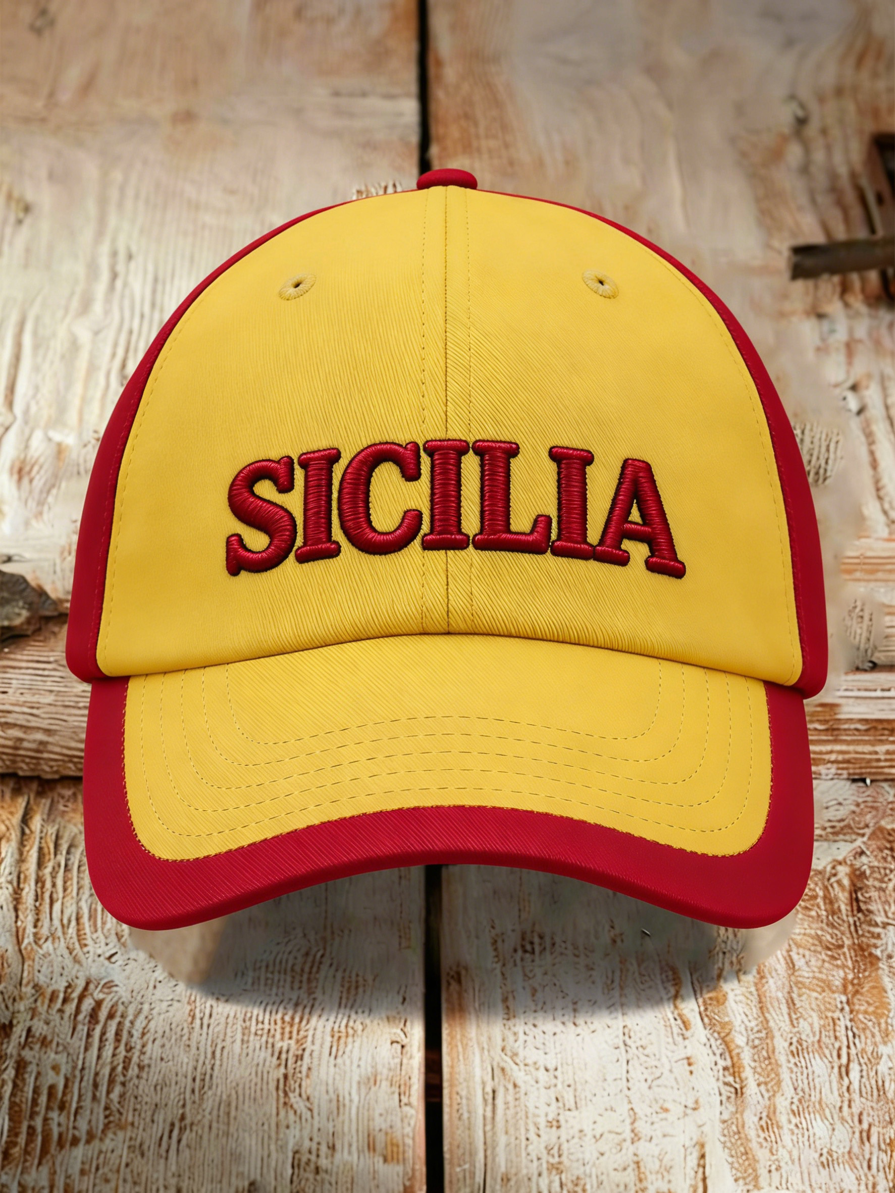 Cappello in stile business unisex con motivo Trinacria siciliana