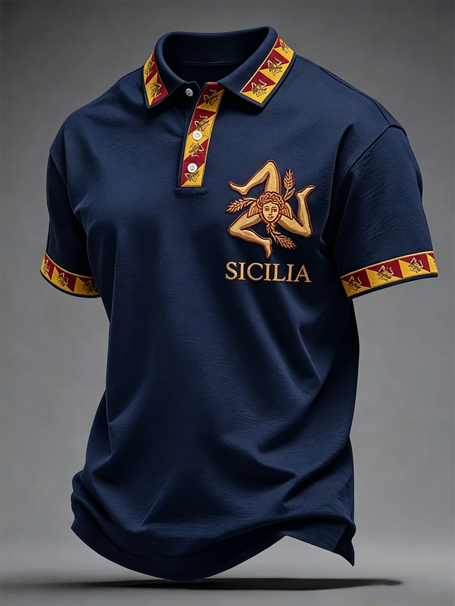 Camicia Sicilia Trinacria da uomo