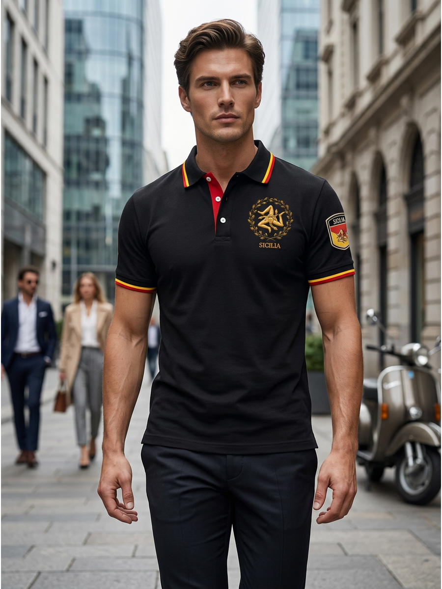 Camicia Sicilia Trinacria da uomo