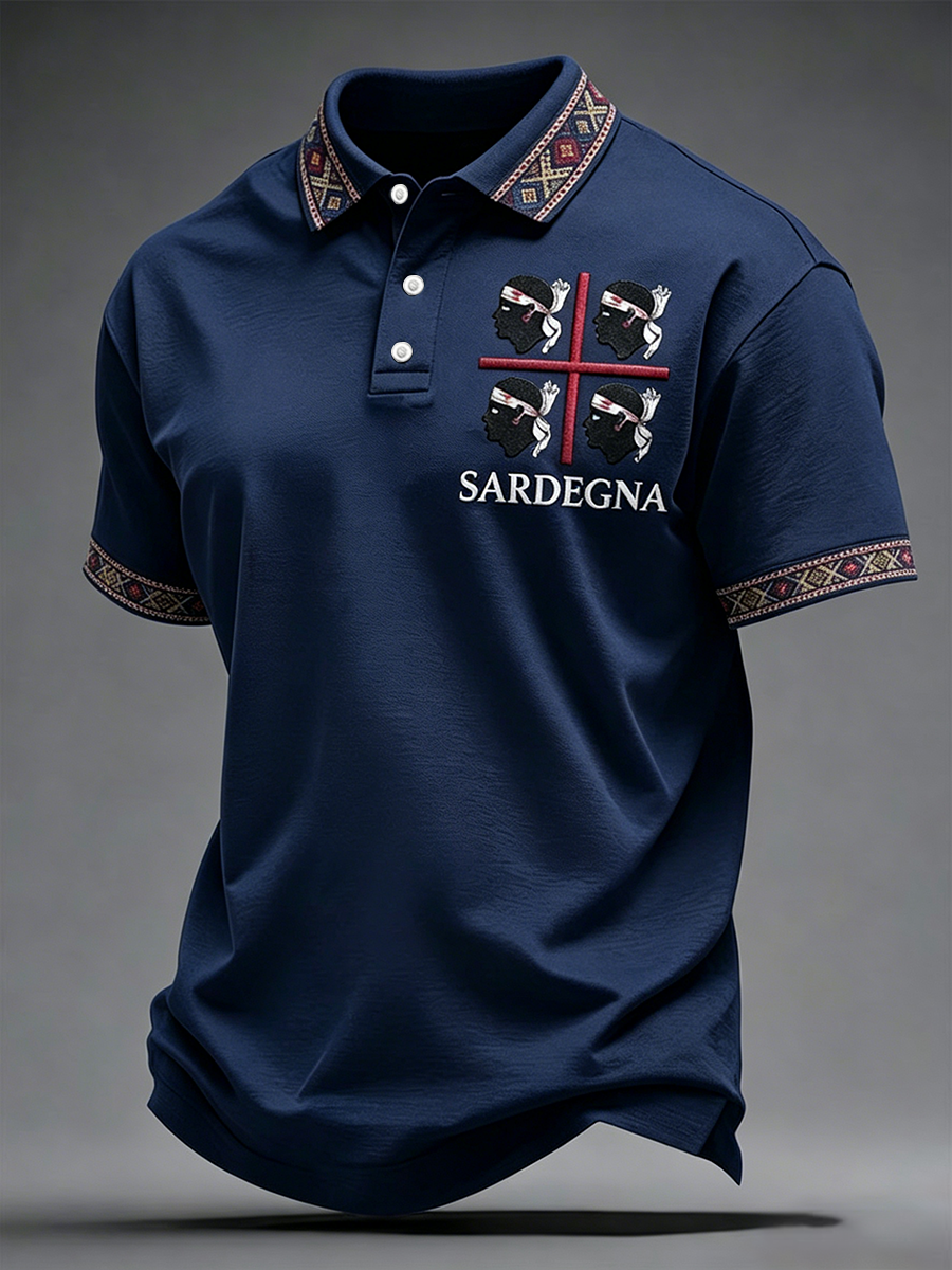 Camicia da uomo Sardegna I Quattro Mori