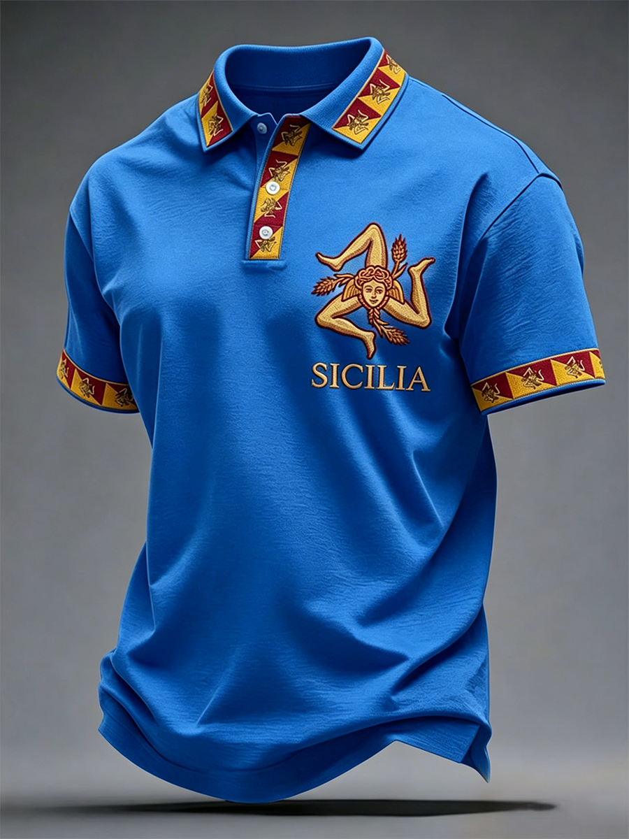 Camicia Sicilia Trinacria da uomo
