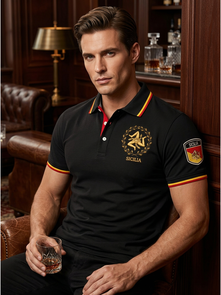 Camicia Sicilia Trinacria da uomo