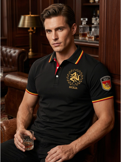 Camicia Sicilia Trinacria da uomo