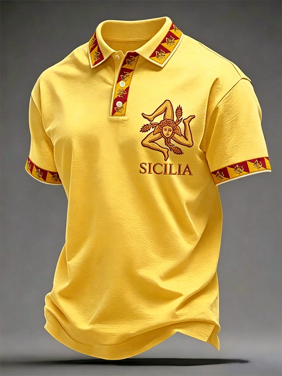 Camicia Sicilia Trinacria da uomo