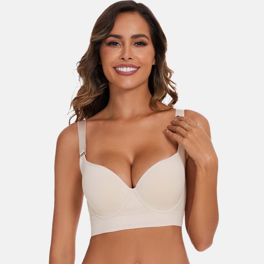 Urshaper®Push-Up Back Smoothing Bra-White