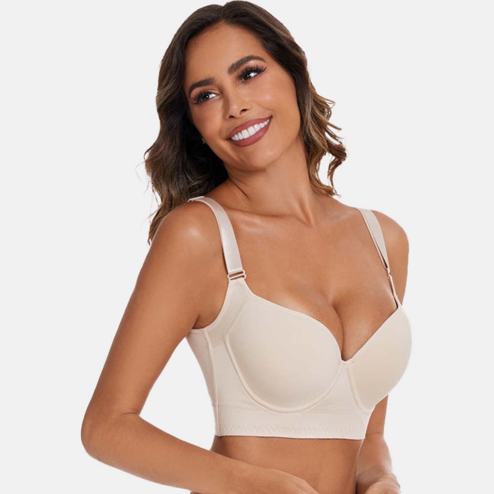Urshaper®Push-Up Back Smoothing Bra-White