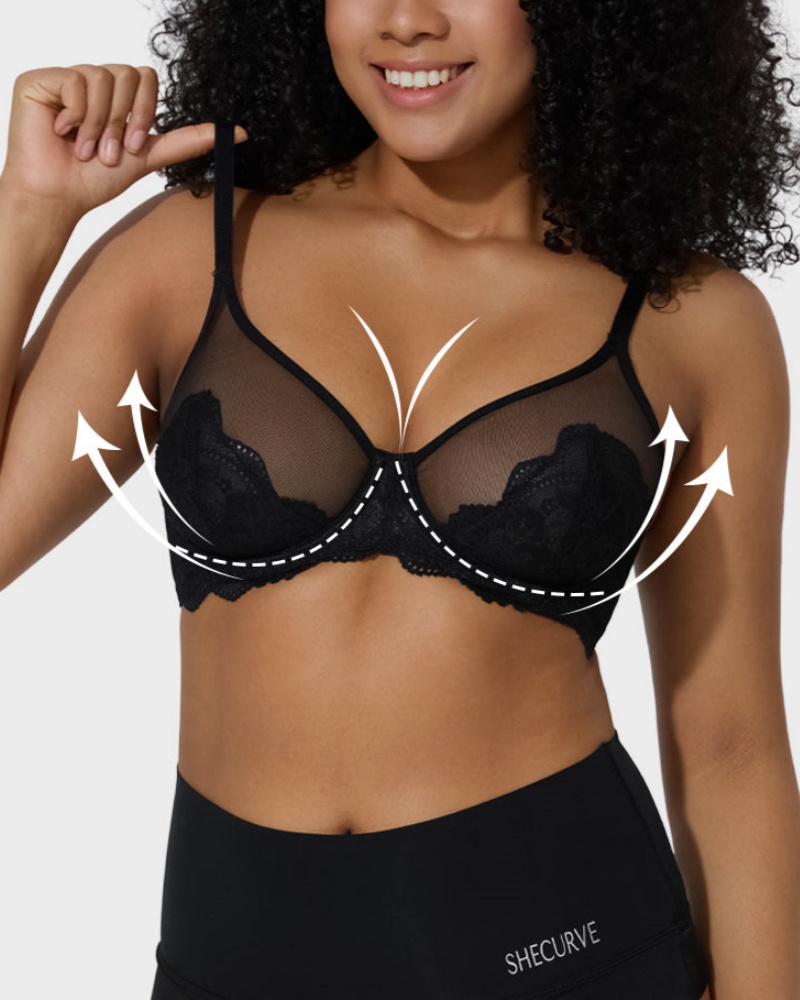Full Coverage Lace Minimizer Bra