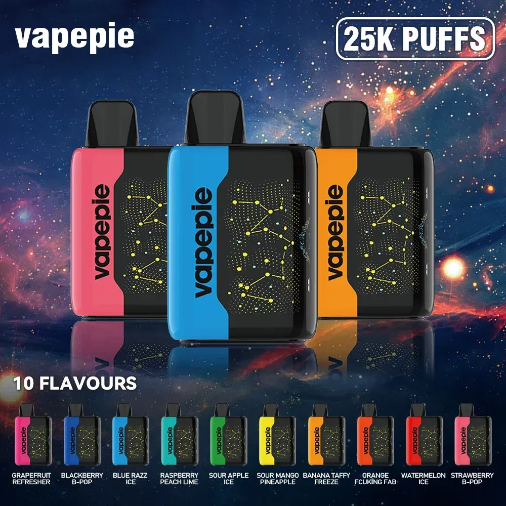 ✨VAPEPIE 25000 PUFFS - Zakrzywiony ekran Star Sky （🌌 Dzisiejsza oferta specjalna）