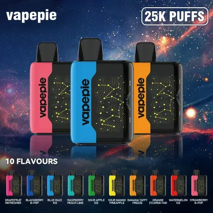 ✨VAPEPIE 25000 PUFFS - Zakrzywiony ekran Star Sky （🌌 Dzisiejsza oferta specjalna）
