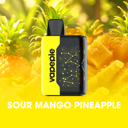SOUR MANGO PINEAPPLE - VAPEPIE 25000 PUFFS - Star Sky Curved Screen