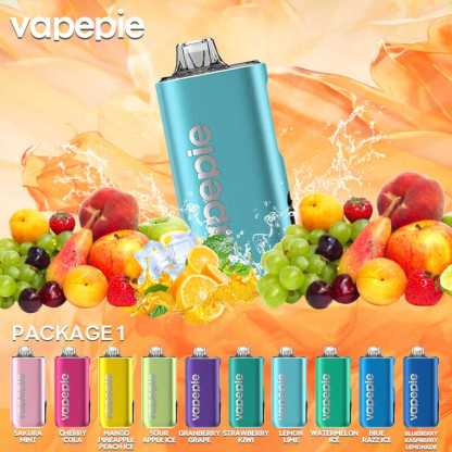 🔥VAPEPIE Max 40000 PUFFS - 💥Pierwszy na świecie ultracienki Vape o dużej pojemności💥