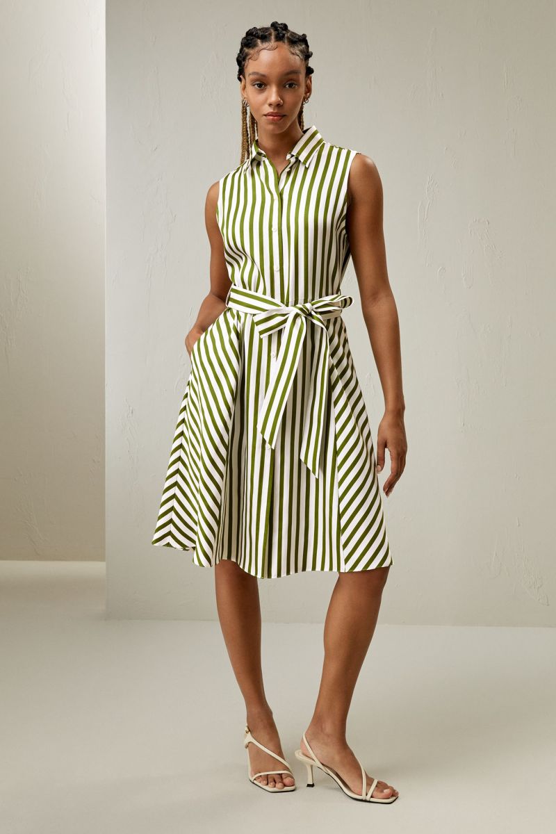 #color_Green-White Pinstripe