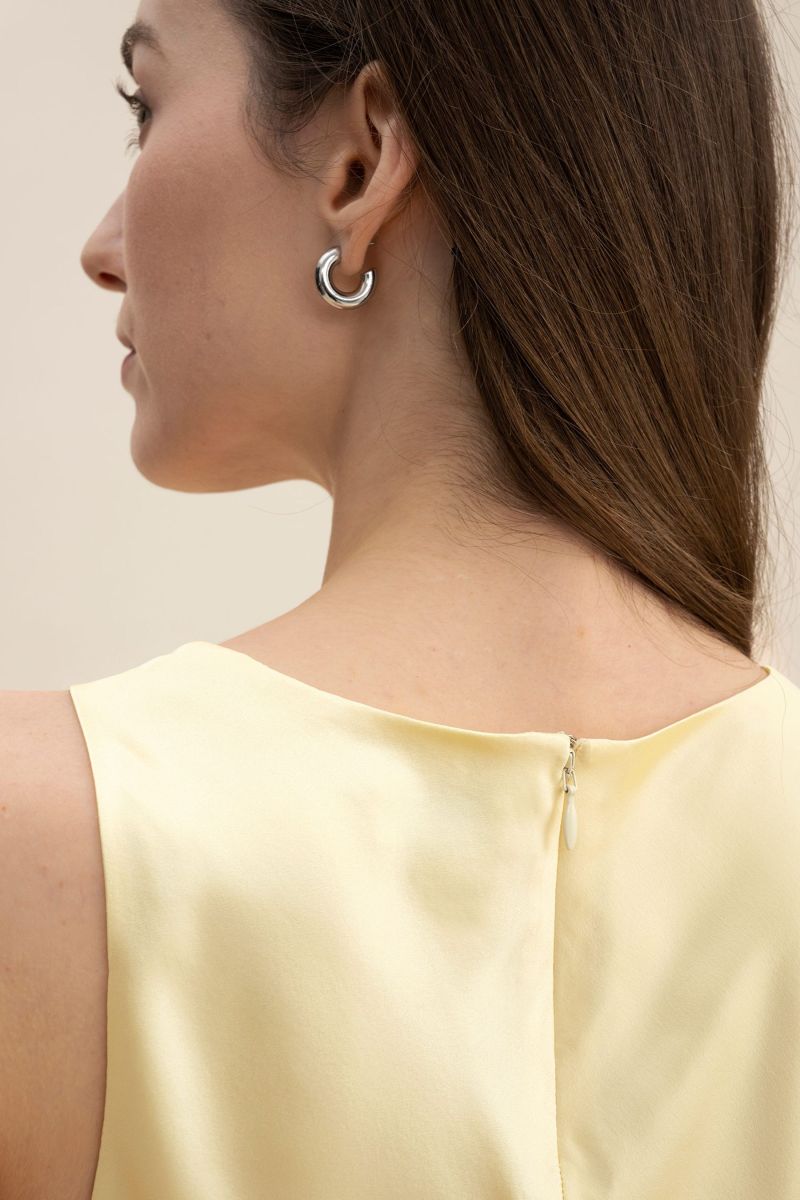 Golden Cocoon Bias Dress – LILYSILK Factory