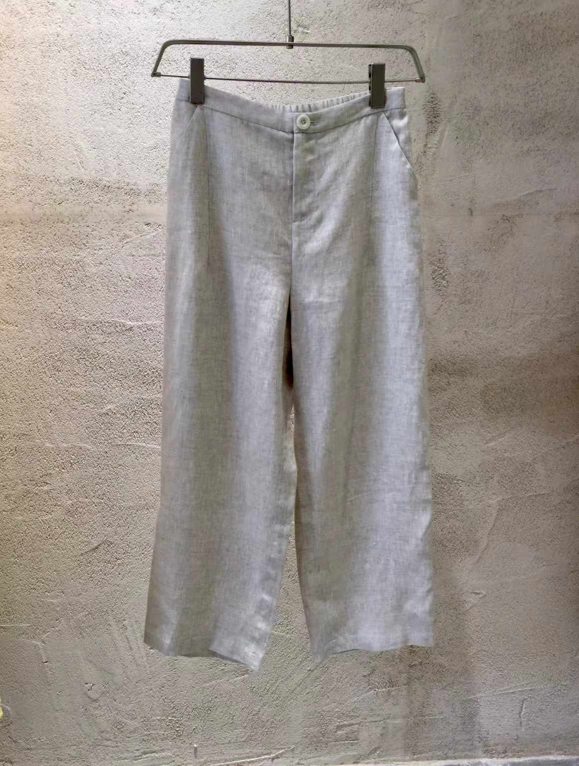 PILUN - Organic Undyed Linen Pants | Women's Work Pants 