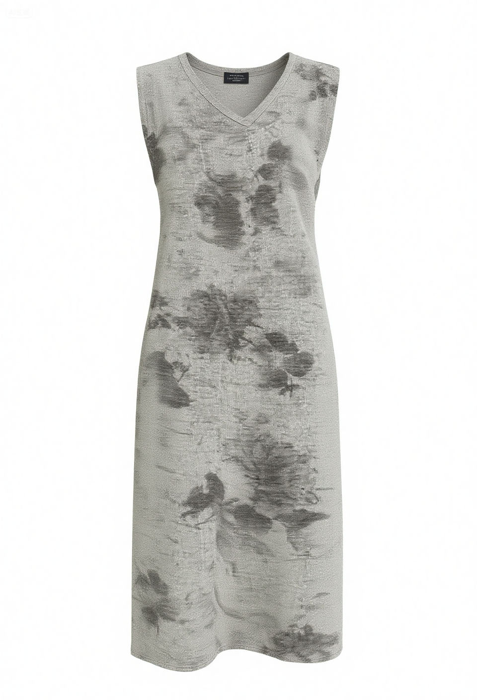 Women's Vintage Floral Art Print Casual Cotton Dress