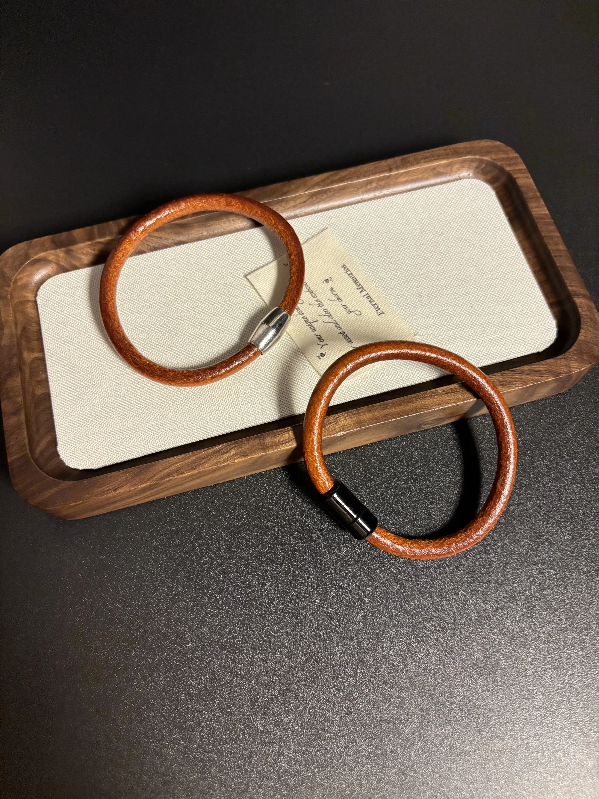 Vintage Cowhide Minimalist Bracelet