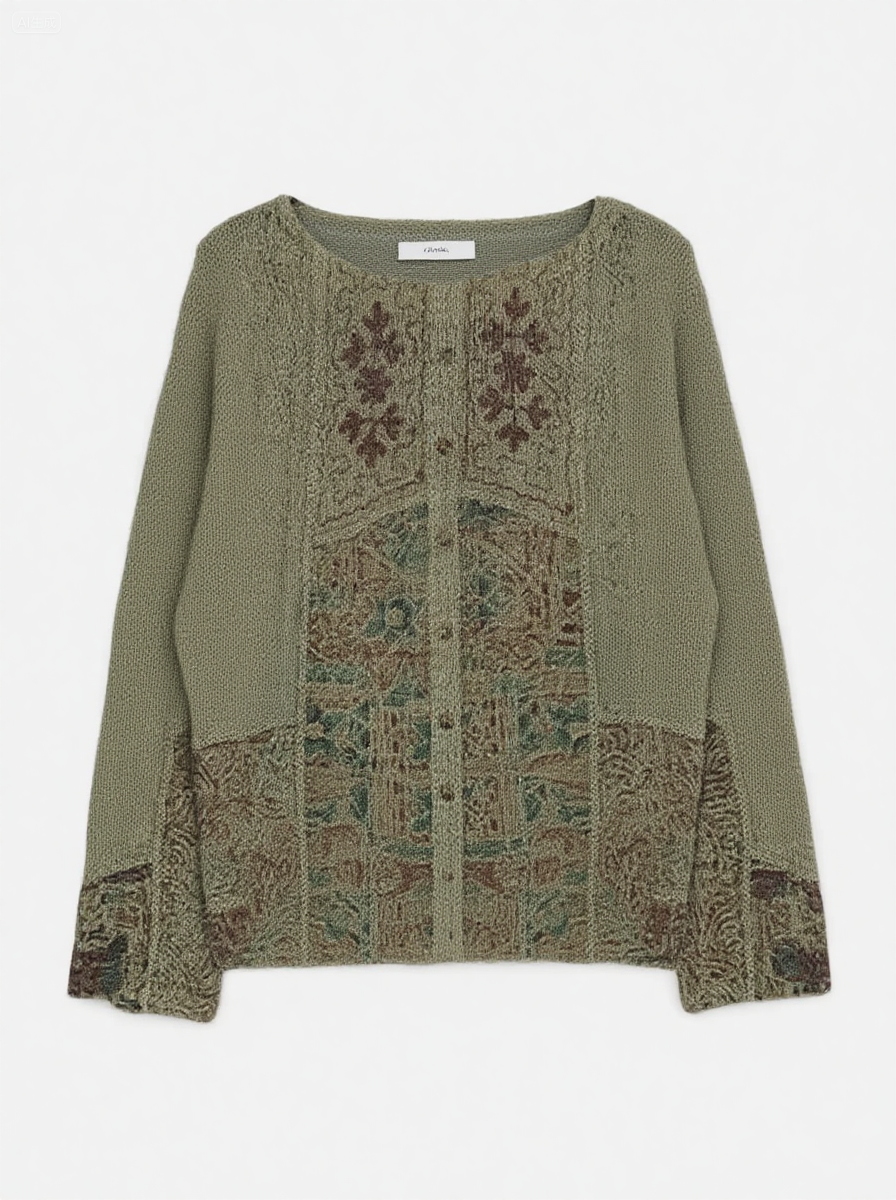 Women's Fashionable prints casual crew neck sweatshirt