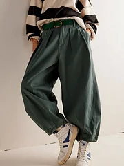 Vintage Loose Casual Classic Women's Pants