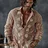 Men's Casual Blood Stain Print Shirt