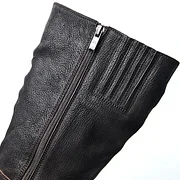 MEN'S VINTAGE BUCKLE PLEATED MOTORCYCLE BOOTS 30868638S