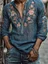 Men's Floral Print Casual Shirt