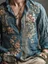 Men's Floral Print Casual Shirt