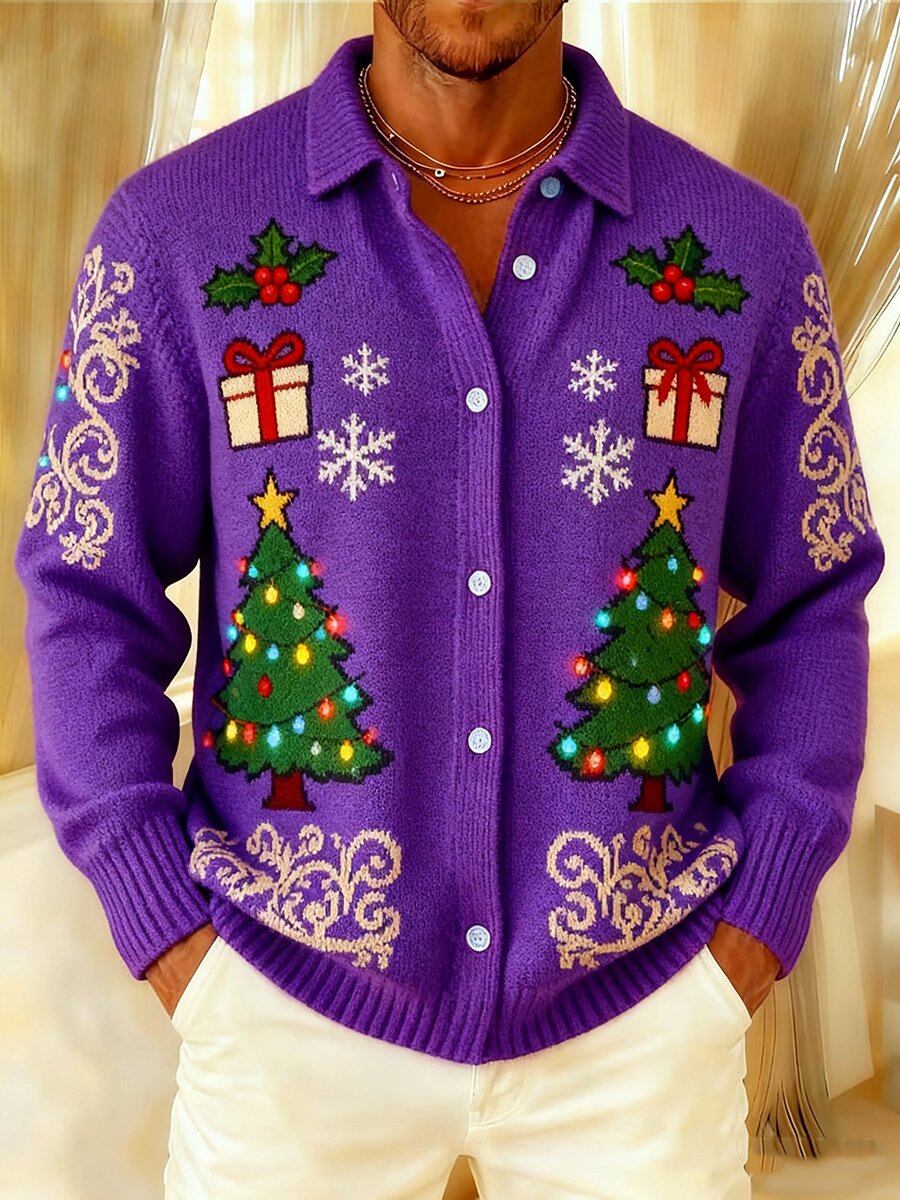 Men's Christmas Gift Cardigan Sweater