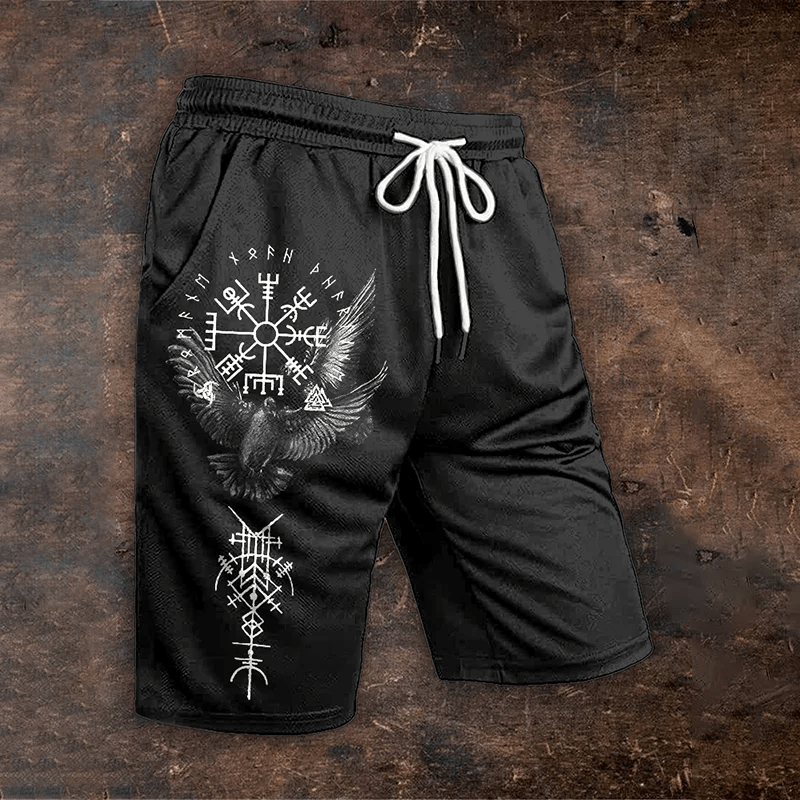 Vegvisir Valknut Wingspan Eagle Casual Shorts