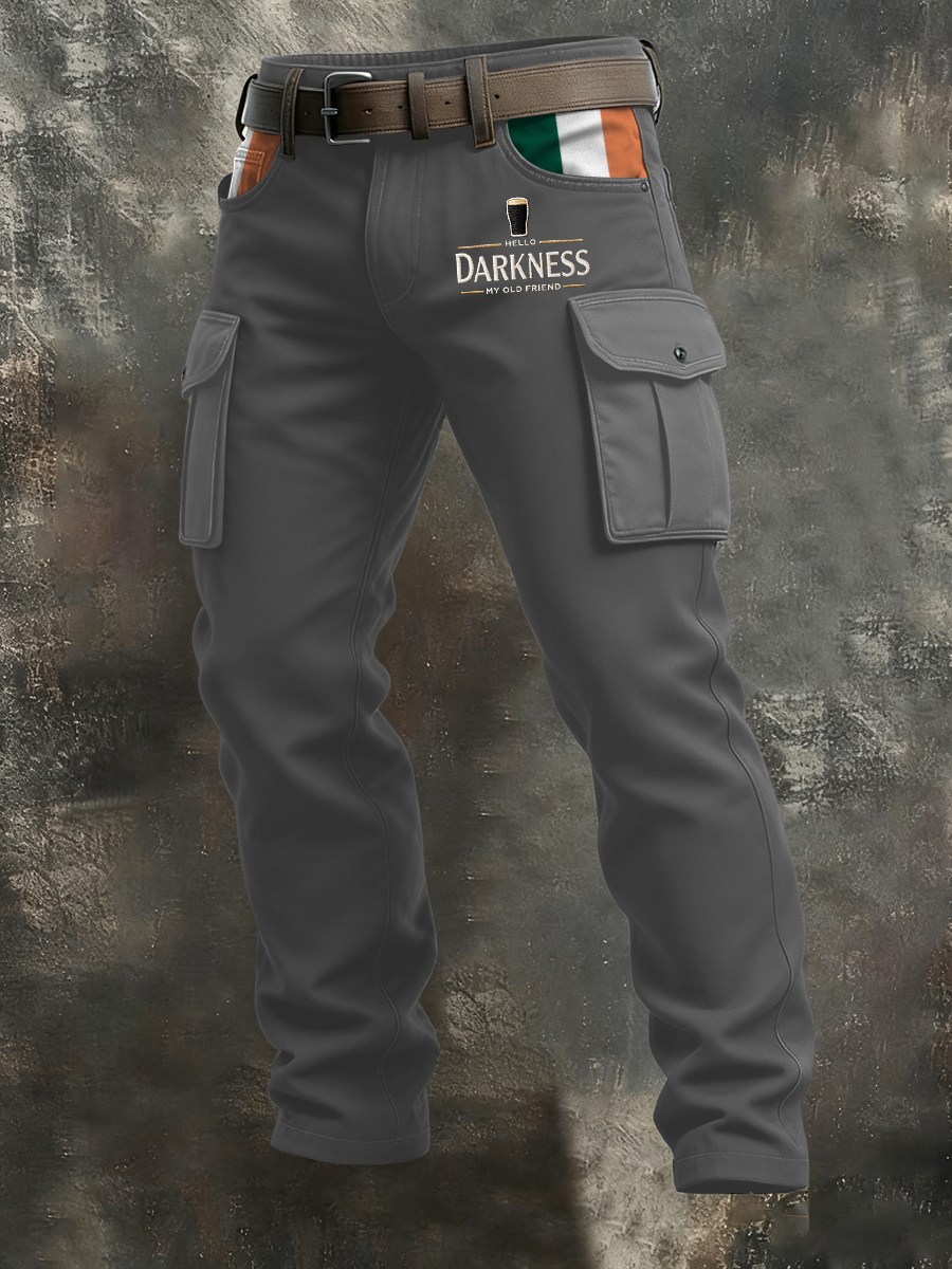 Men's Hello Darkness My Old Friend Casual Trousers