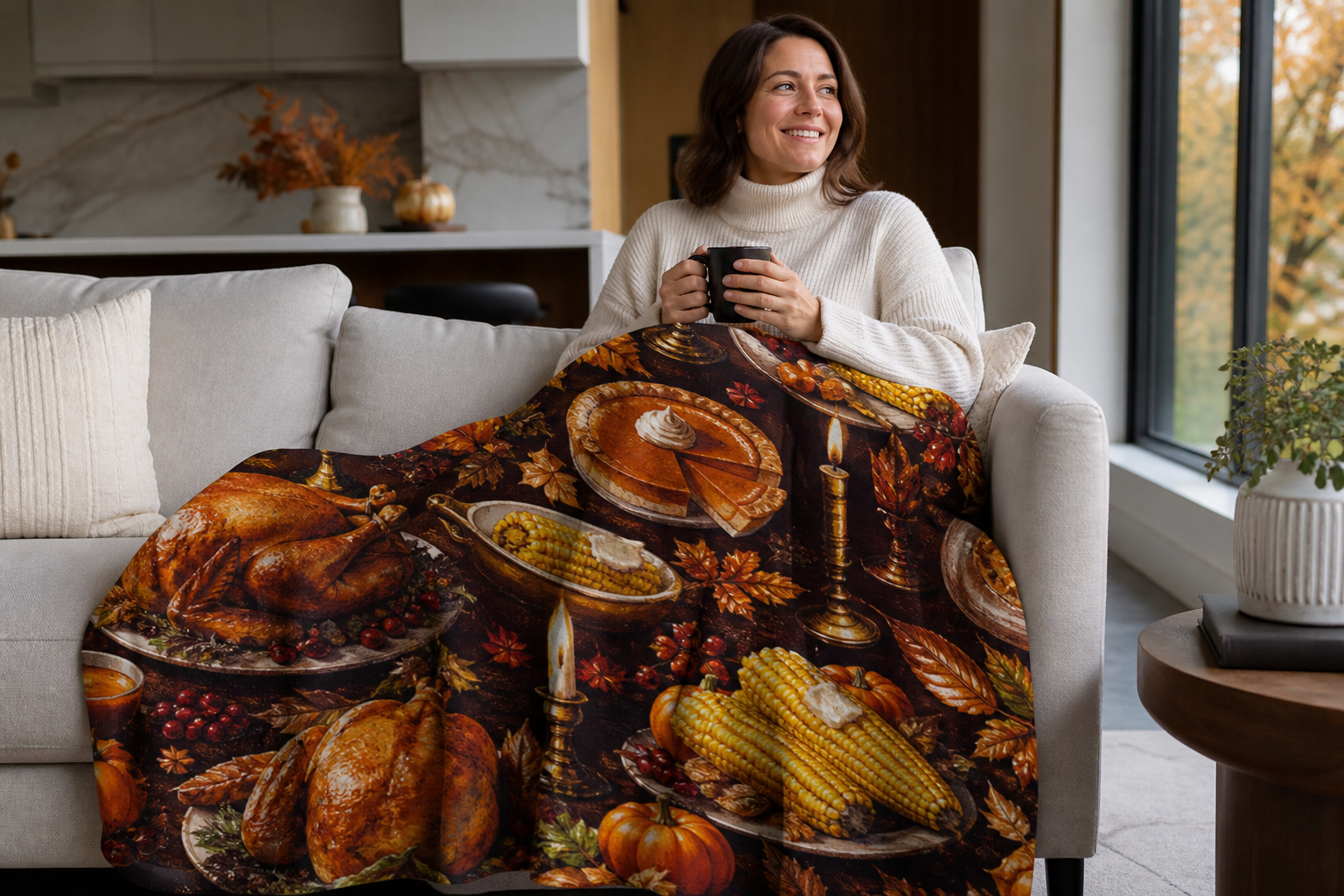 Feast Throw Blanket Flannel