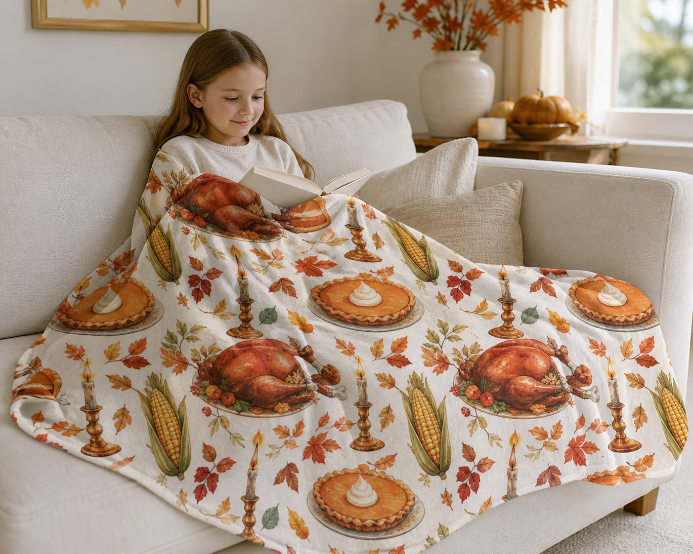 Feast Throw Blanket Flannel
