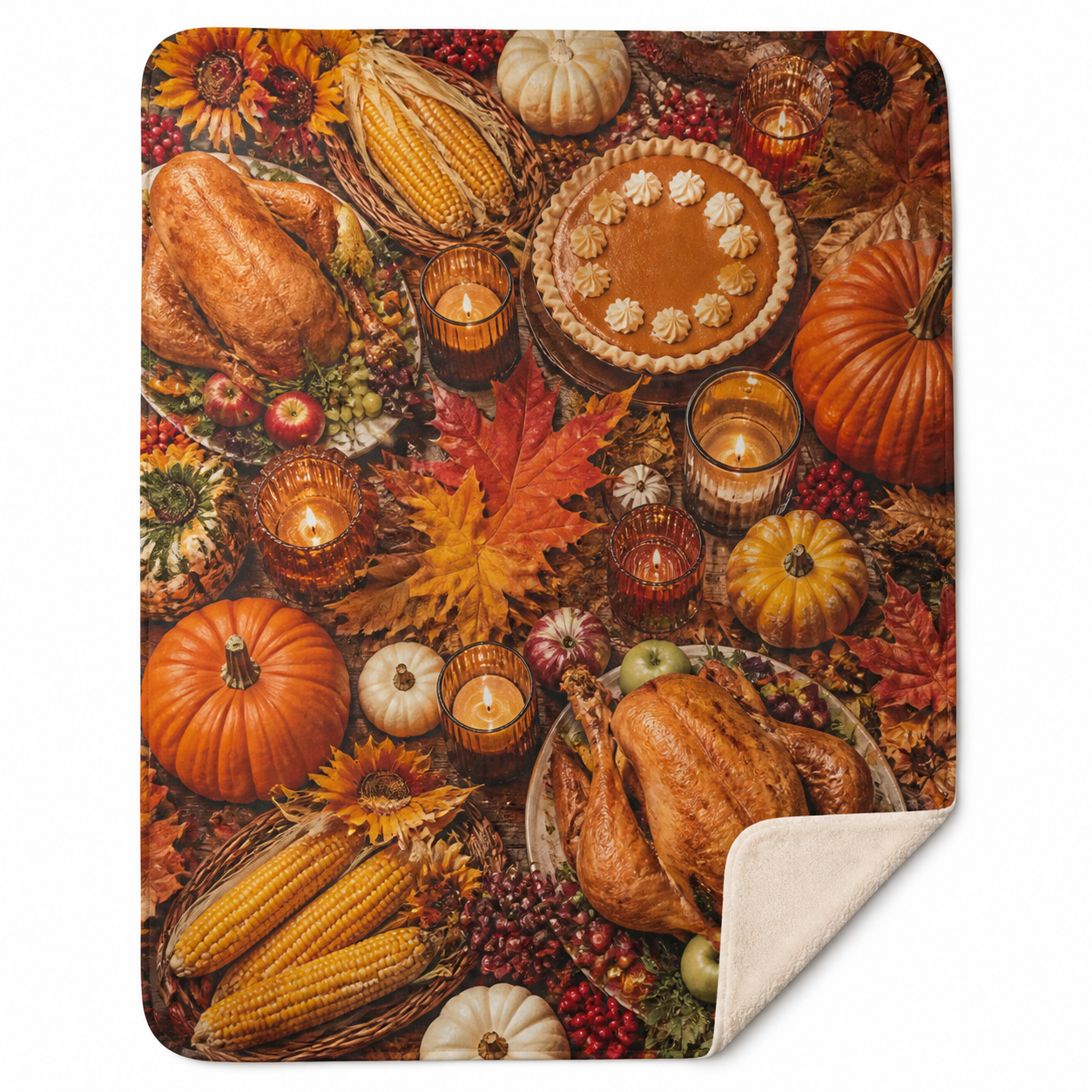 Feast Throw Blanket Flannel