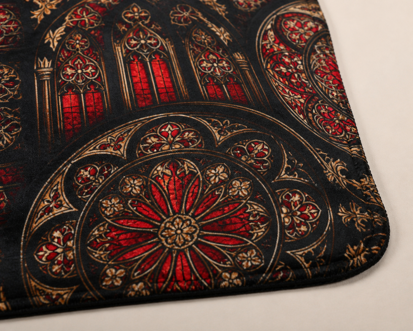 Gothic Cathedral Window Throw Blanket Flannel