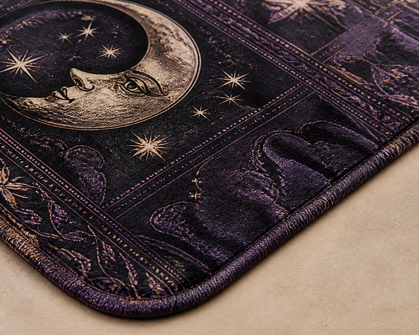 Dark Moon Stars Throw Blanket Flannel