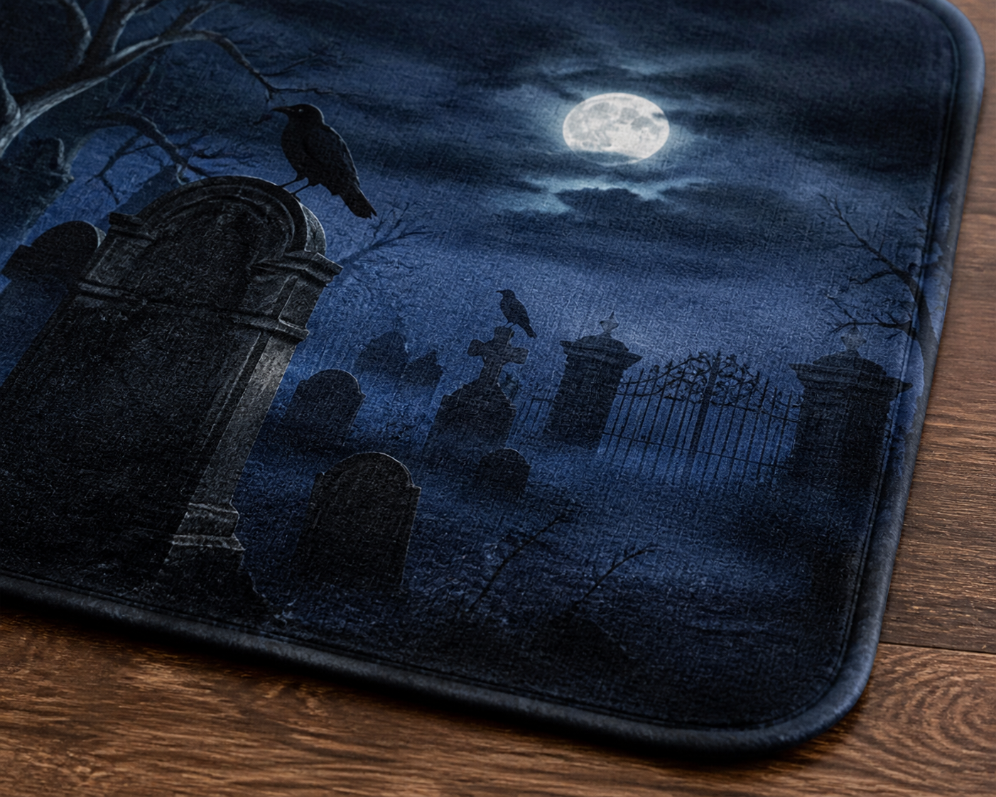 Midnight Graveyard Throw Blanket Flannel