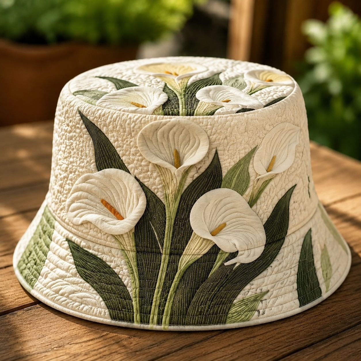 Rainbow Quilted Print Travel Cap