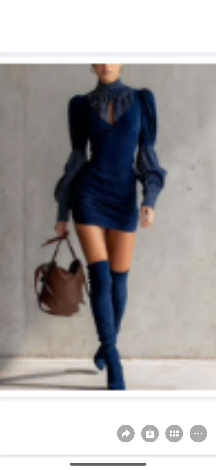 ✨ Patchwork High Neck Slim Fit Bodycon Skirt 👗 | Trendy Fall Casual Daily Wear