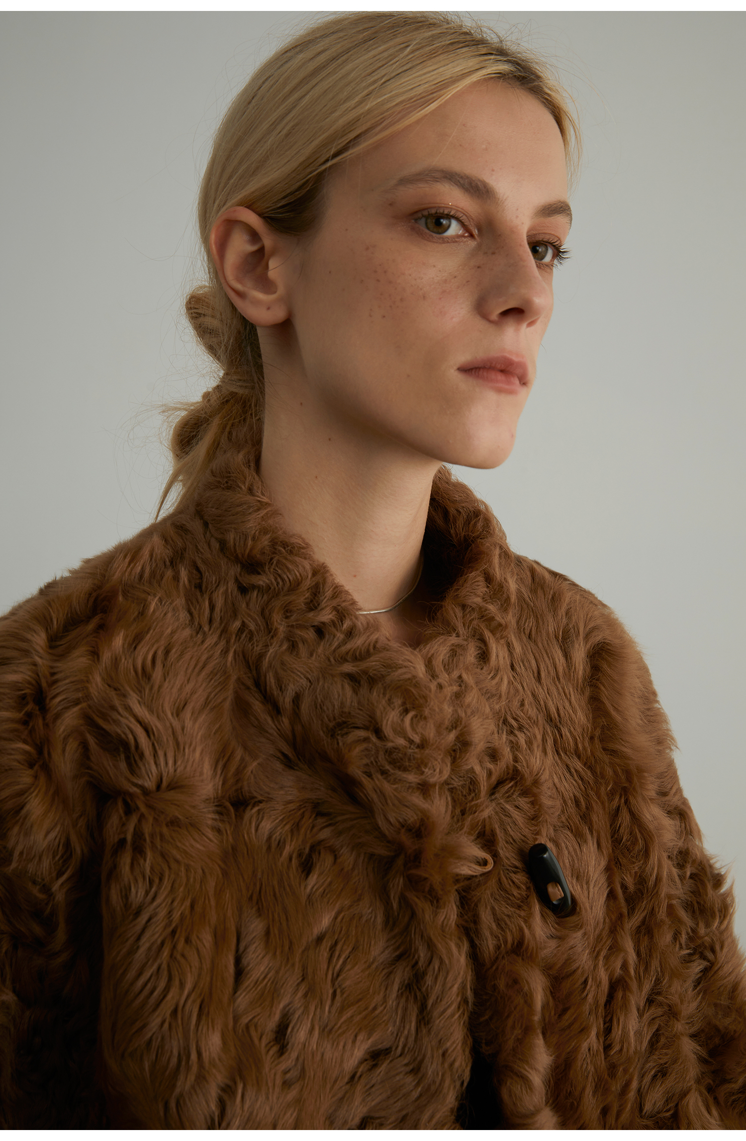 Environmentally Friendly Plush Short Coat