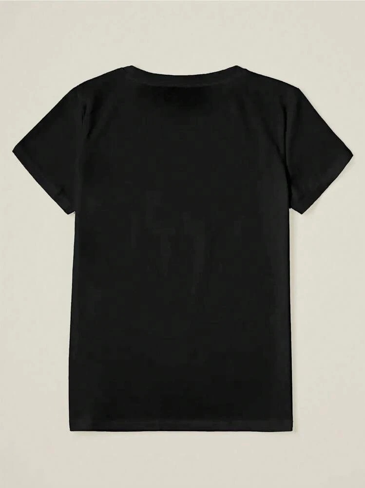 Halloween printed women's round-neck short-sleeved t-shirt