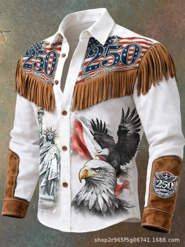 Western Denim Fringe Long Sleeve Jacket