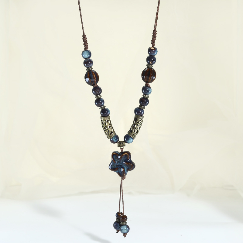Bohemian Ceramic Necklace