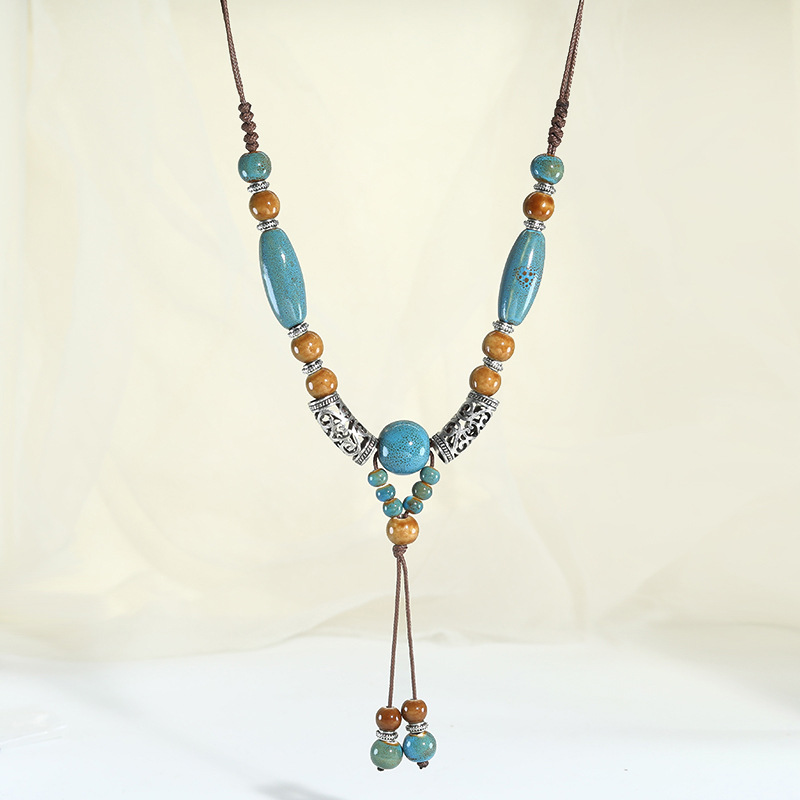 Bohemian Ceramic Necklace