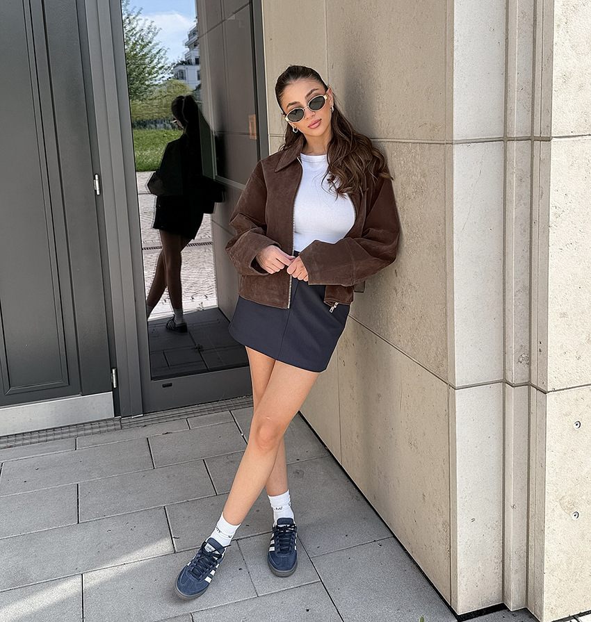 Retro Loose Suede Jacket Coat