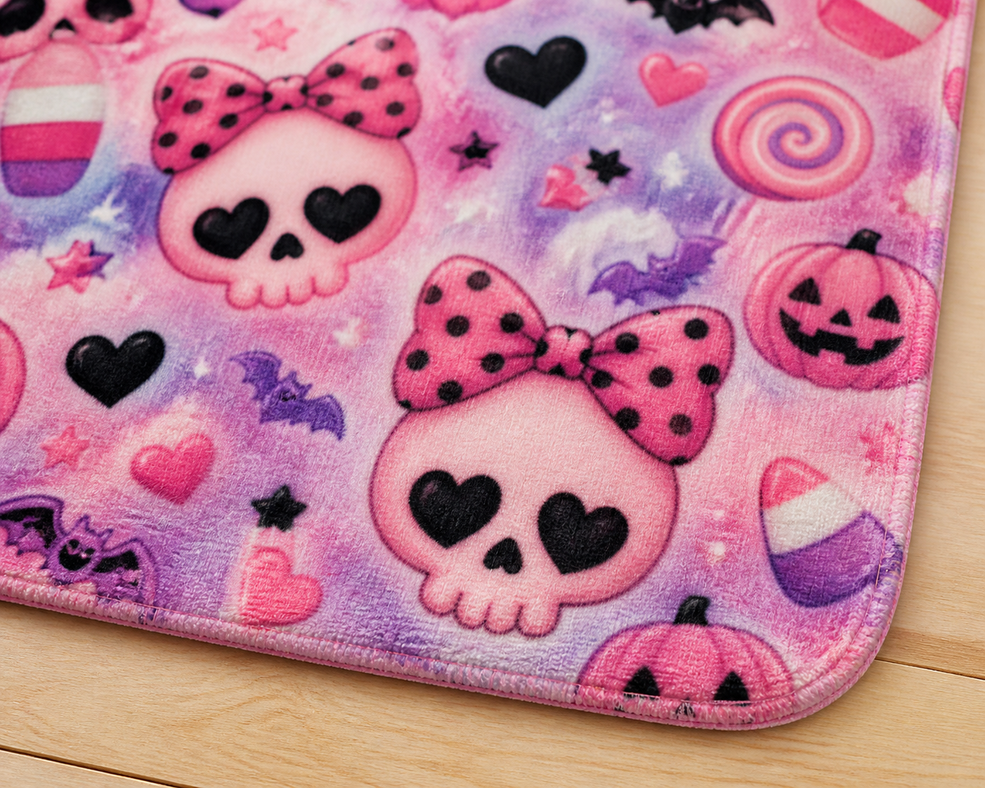 Pink Skull Sweetheart Throw Blanket Flannel