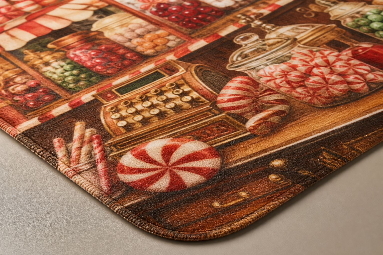 Candy Shop Print Throw Blanket Flannel