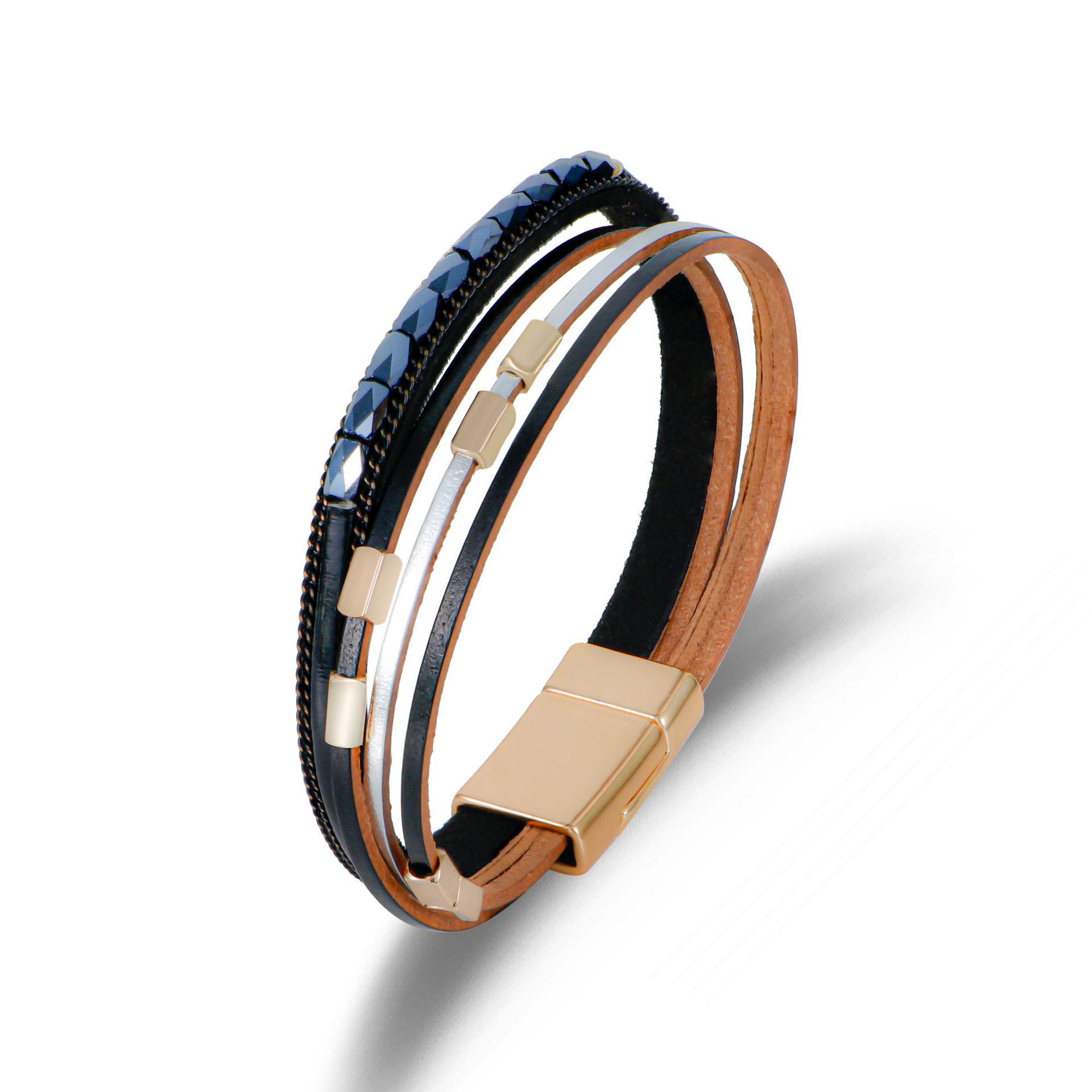 Bohemian Style Hand Chain With Multi-layer Leather Beaded Accessories